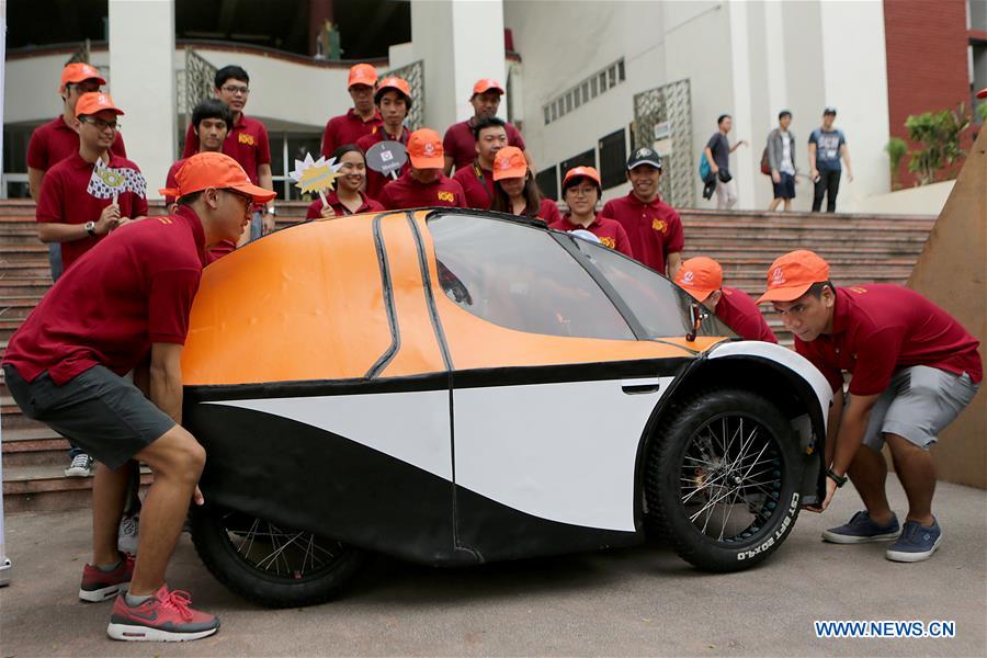 Prototype eco-car unveiled for Shell Eco-Marathon in the Philippines