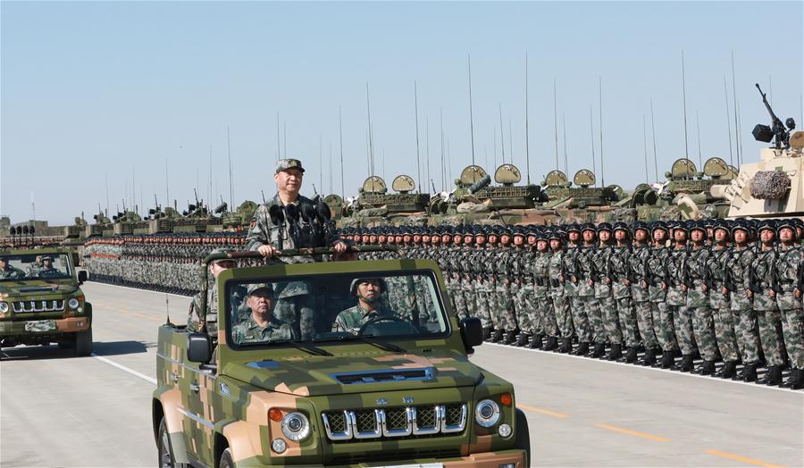 CHINA-INNER MONGOLIA-ZHURIHE-XI JINPING-MILITARY PARADE (CN)