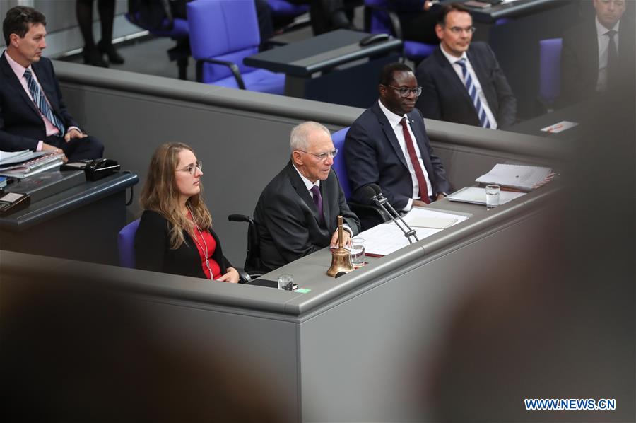 GERMANY-BERLIN-SCHAEUBLE-PRESIDENT OF FEDERAL PARLIAMENT