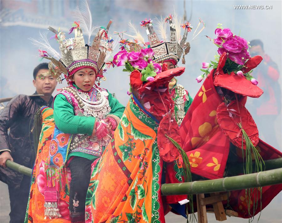 #CHINA-GUIZHOU-QIANDONGNAN-DONG PEOPLE-