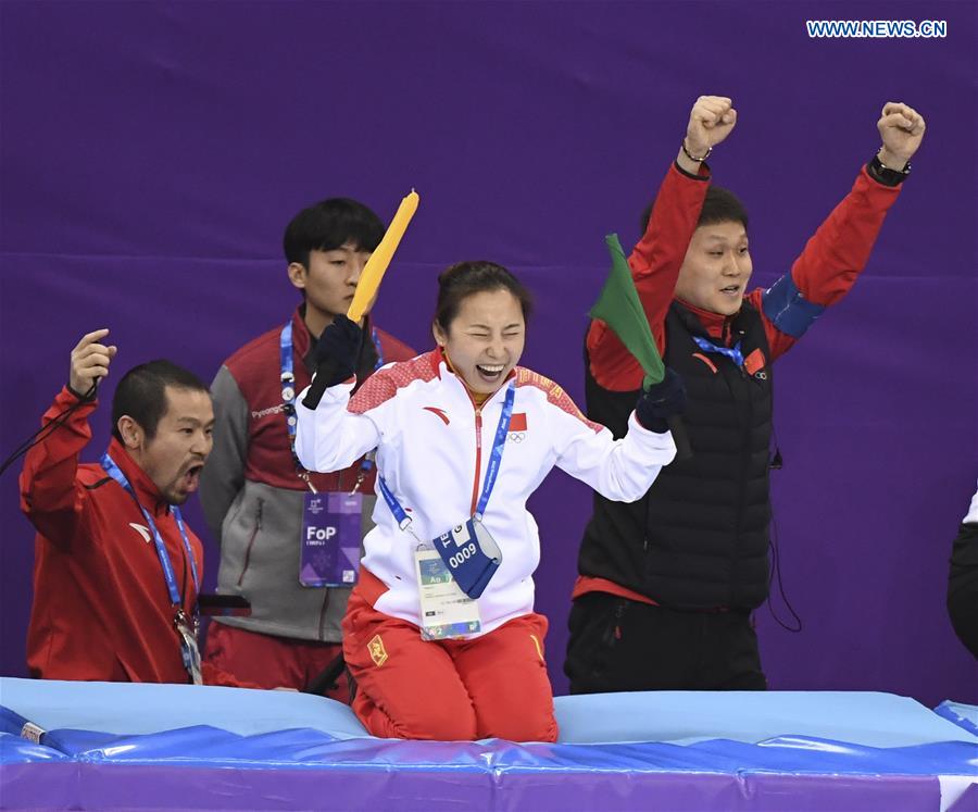 China's Wu Dajing wins 500m short track speed skating gold at