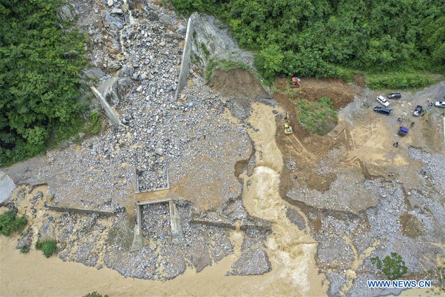 heavy downpours batter chongqing