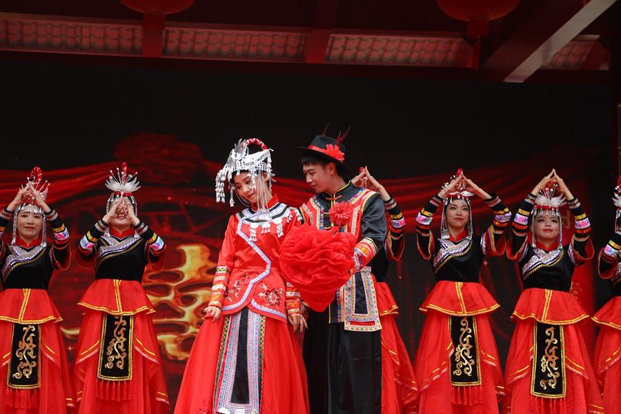 People of the She ethnic group celebrate traditional Shangsi Festival in Fujian province