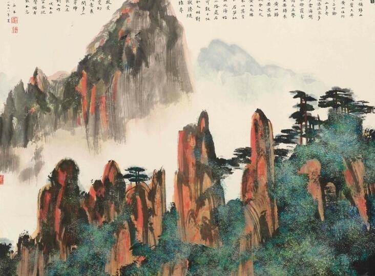 Works by late artist Huang Yongyu
