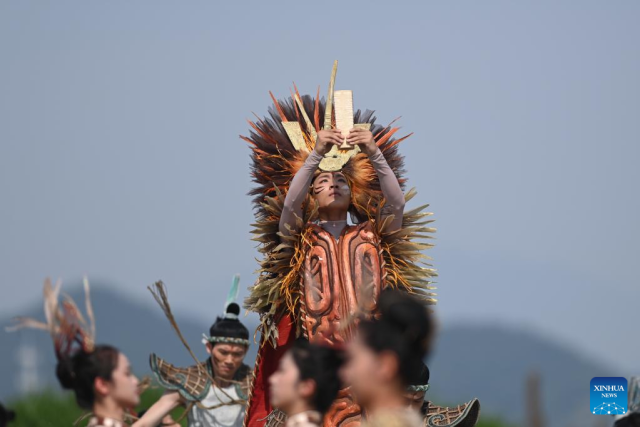 Flame For Hangzhou 2022 Asian Games Lit In Liangzhu Culture Site