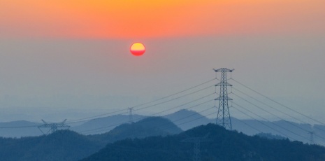 West-to-east power transmission program stands in Wuhu