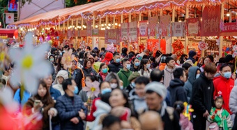 320 stands of the Yingchun Flower Market welcome the festival