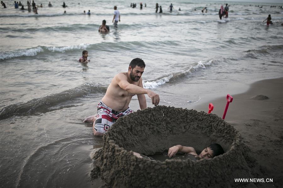 IRAN-SARI-BEACH
