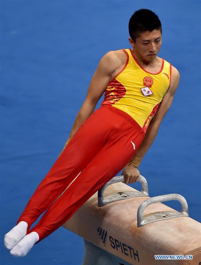 wenghaosnatchesgoldinmenspommelhorseatchinesenationalgames