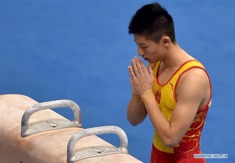 wenghaosnatchesgoldinmenspommelhorseatchinesenationalgames