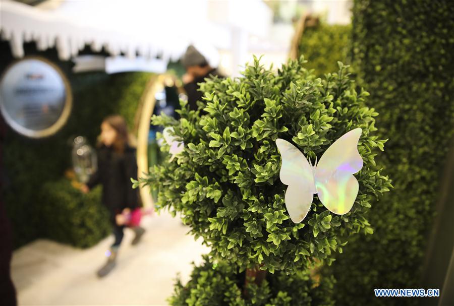 Once Upon a Springtime flower show held in Macy's in New York