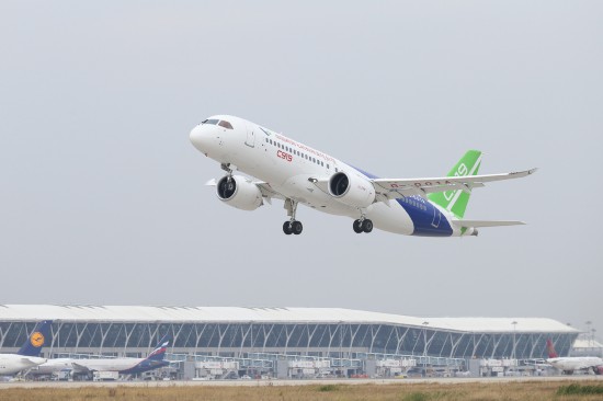 C919 makes more test flights