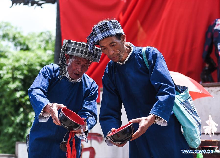 Traditional Double Sixth Festival celebrated in SW China's Guizhou