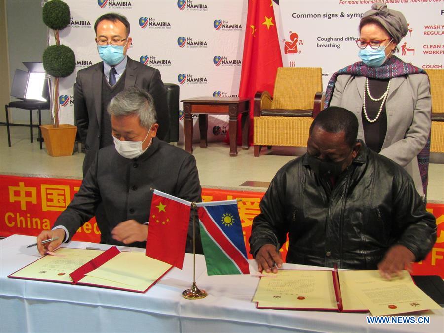 China donates more PPEs to help Namibia fight COVID
