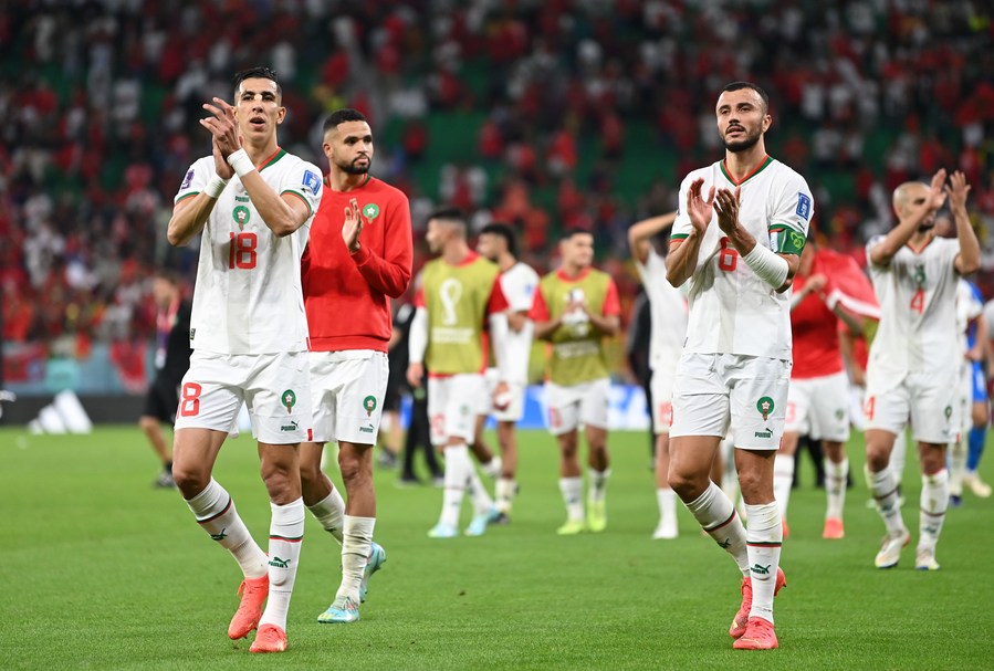 Roundup: Morocco steal limelight on day of World Cup drama