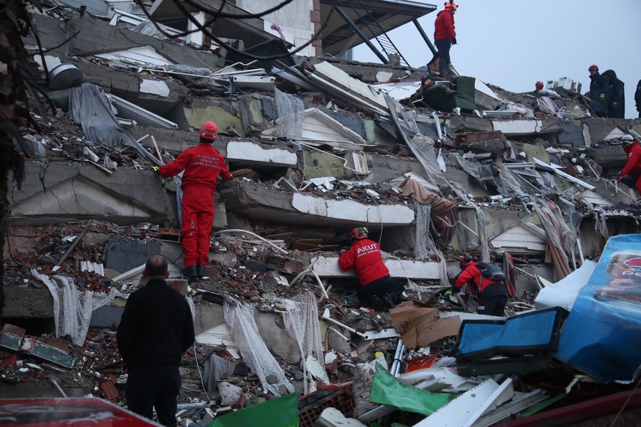 Feature: Race against time to find survivors at epicenter of Türkiye's massive earthquakes