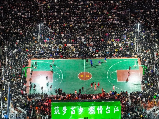Making a splash: China's village basketball games go viral, benefiting local communities