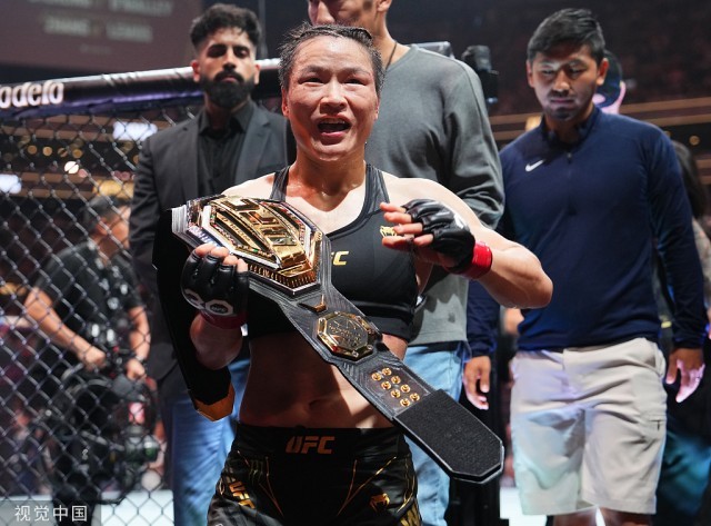 Zhang Weili defends UFC strawweight title against Brazil's Amanda Lemos