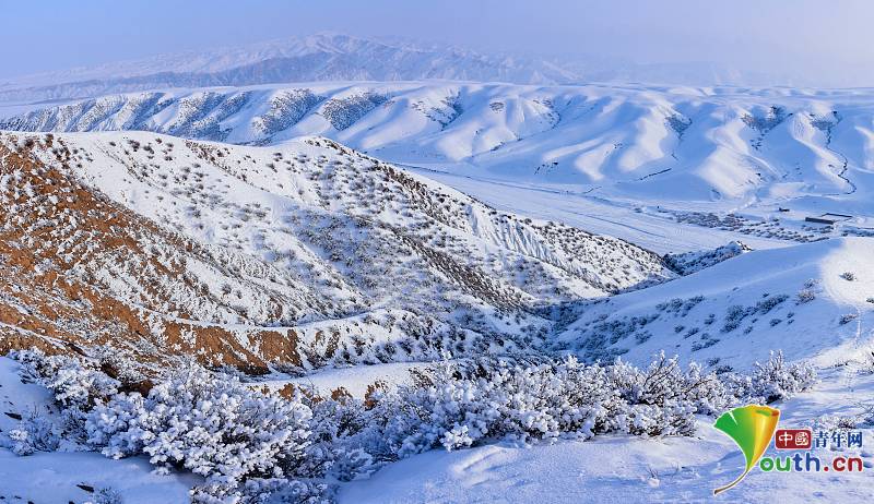 Nurga Nurga Grand Canyon was covered with thick snow_English__China Youth ...