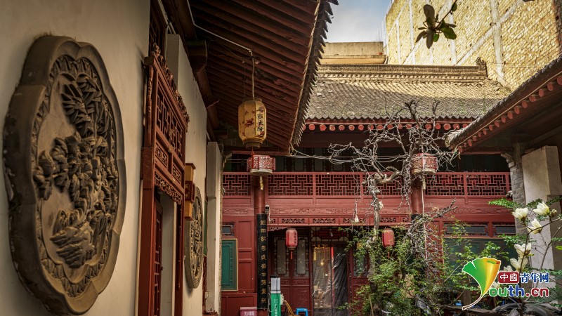 Antique beauty of architecture of the Ma Family Courtyard on Huimin street
