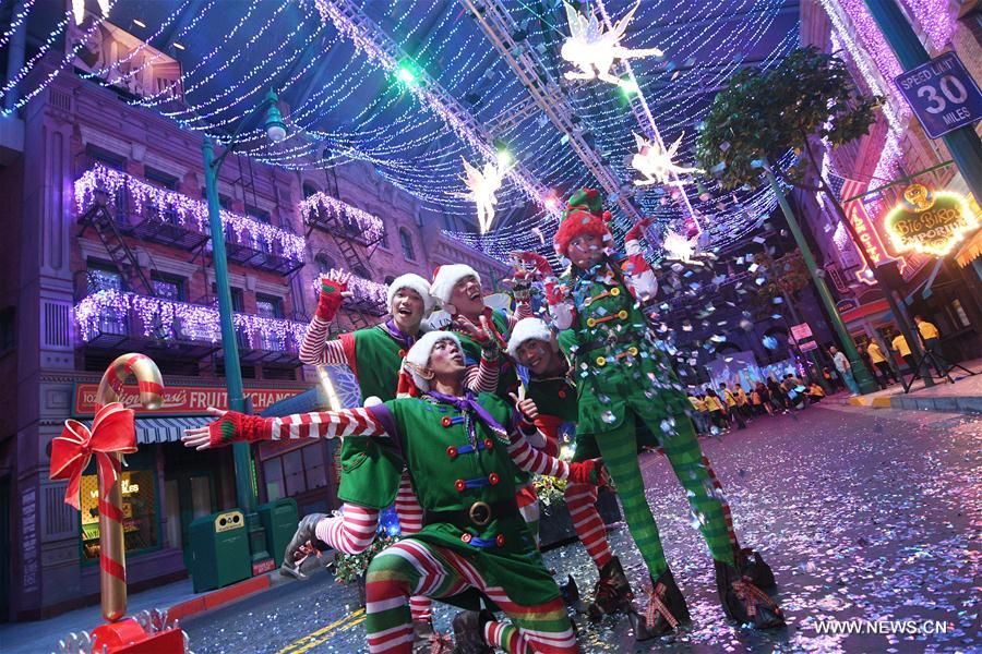 Light Up Ceremony For A Universal Christmas Held In Singapore Christmas Ceremony